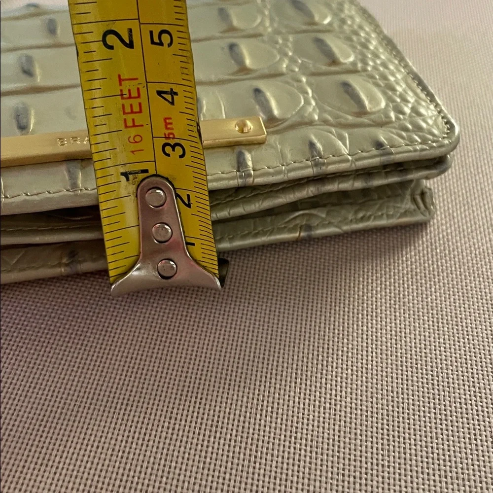 Brahmin Cream Croc-Embossed Wristlet - Picture 12 of 12